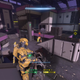 A Spartan fires on enemies with a scrap cannon.